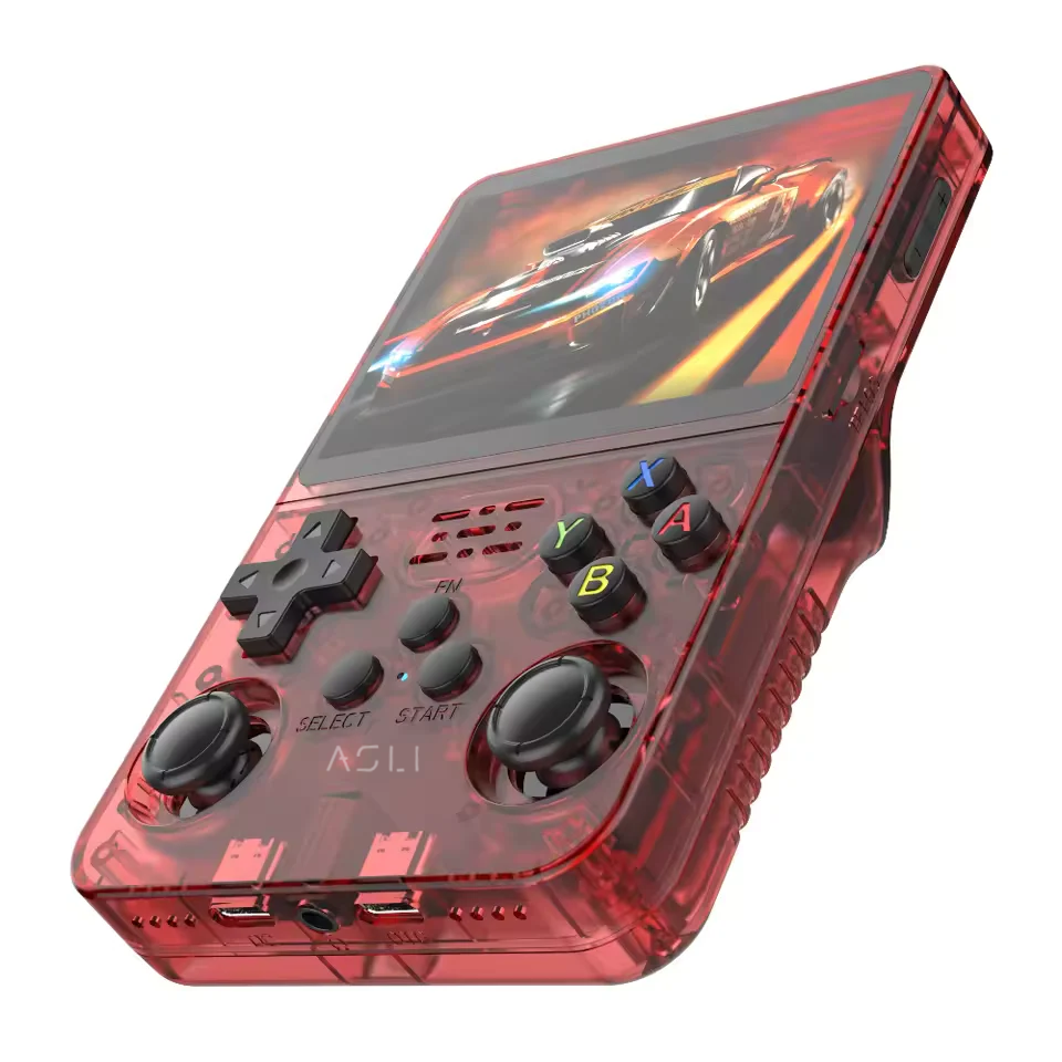 Asli Global Xretro Engine 3.5 Xretro Handheld Game Console With Linux System 128GB | Red Asli Global Xretro Engine 3.5 Xretro Handheld Game Console With Linux System 128GB | Red